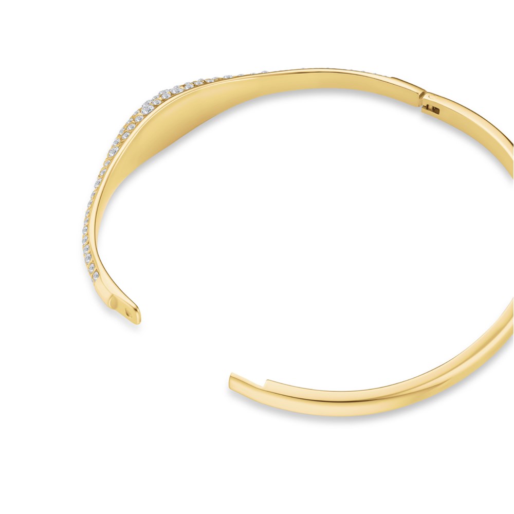ROSEFIELD Pave Wave Bangle