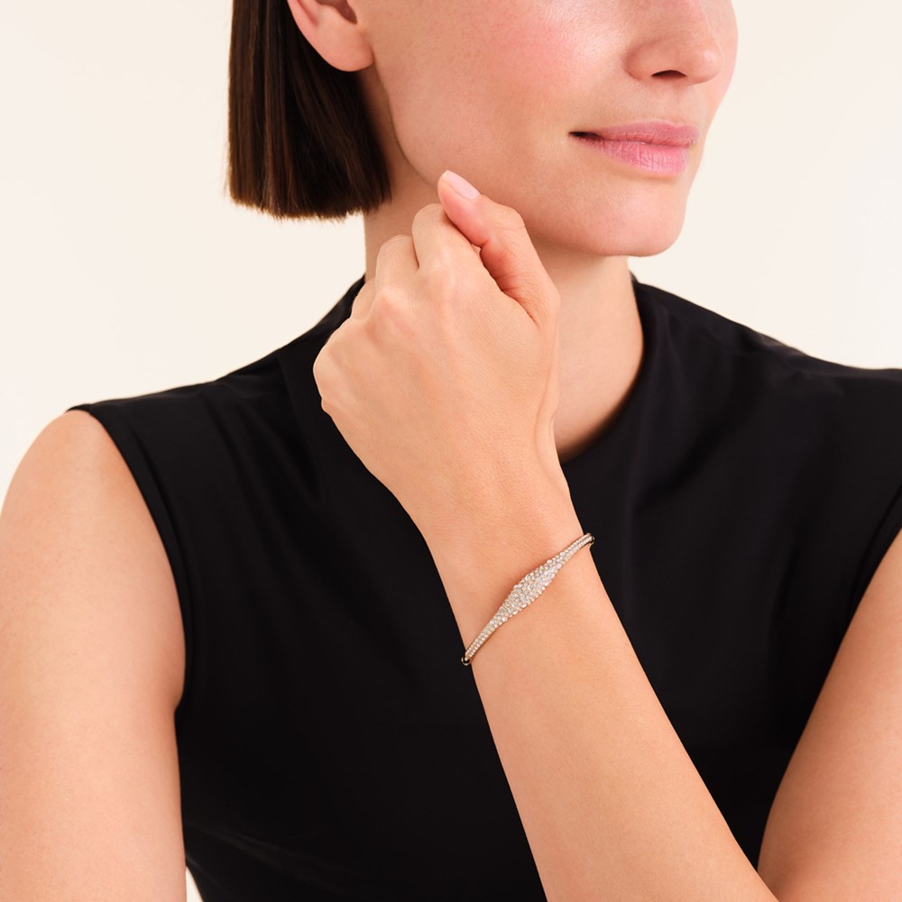 ROSEFIELD Pave Wave Bangle