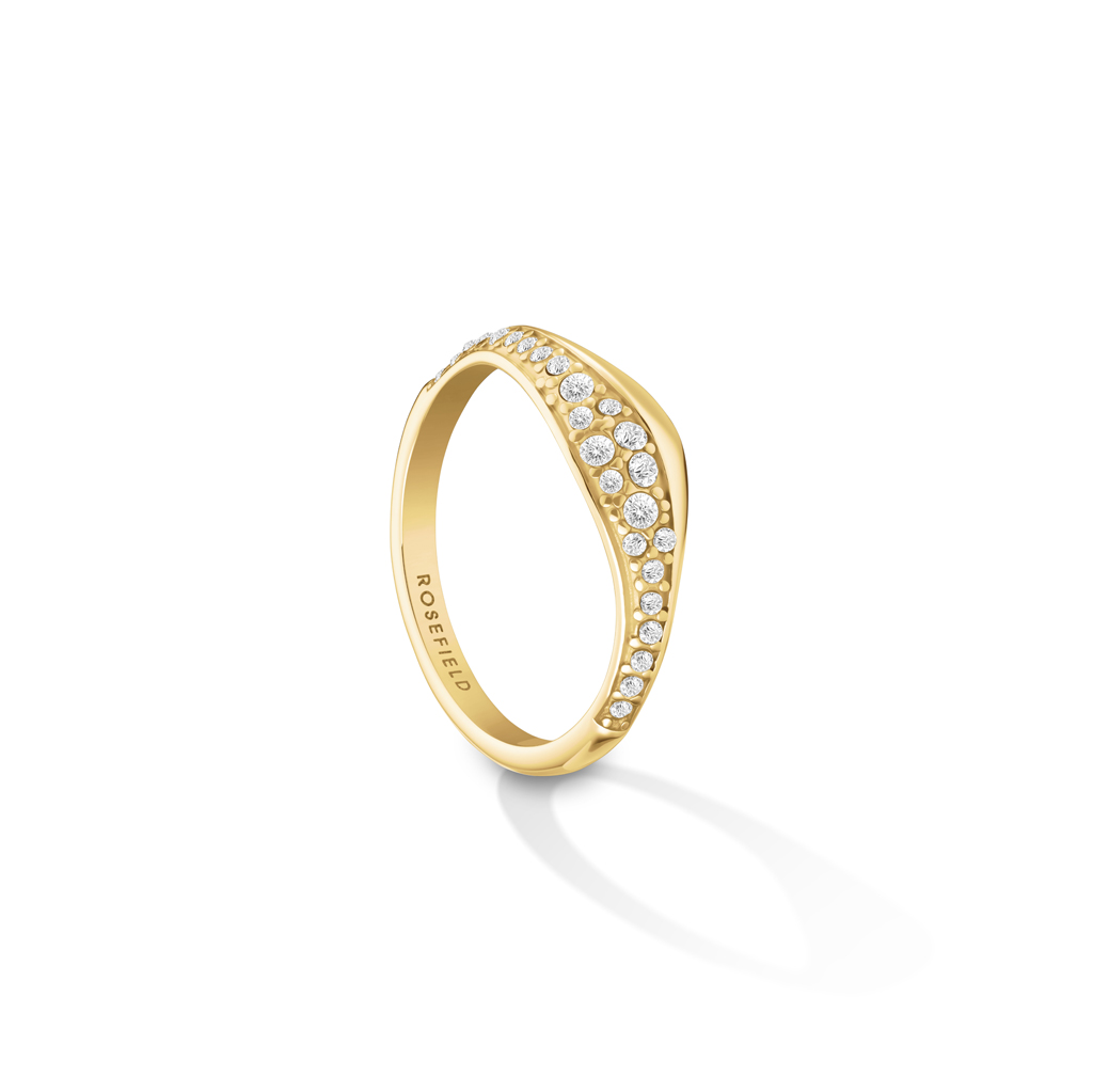 ROSEFIELD Pave Wave Ring lifestyle