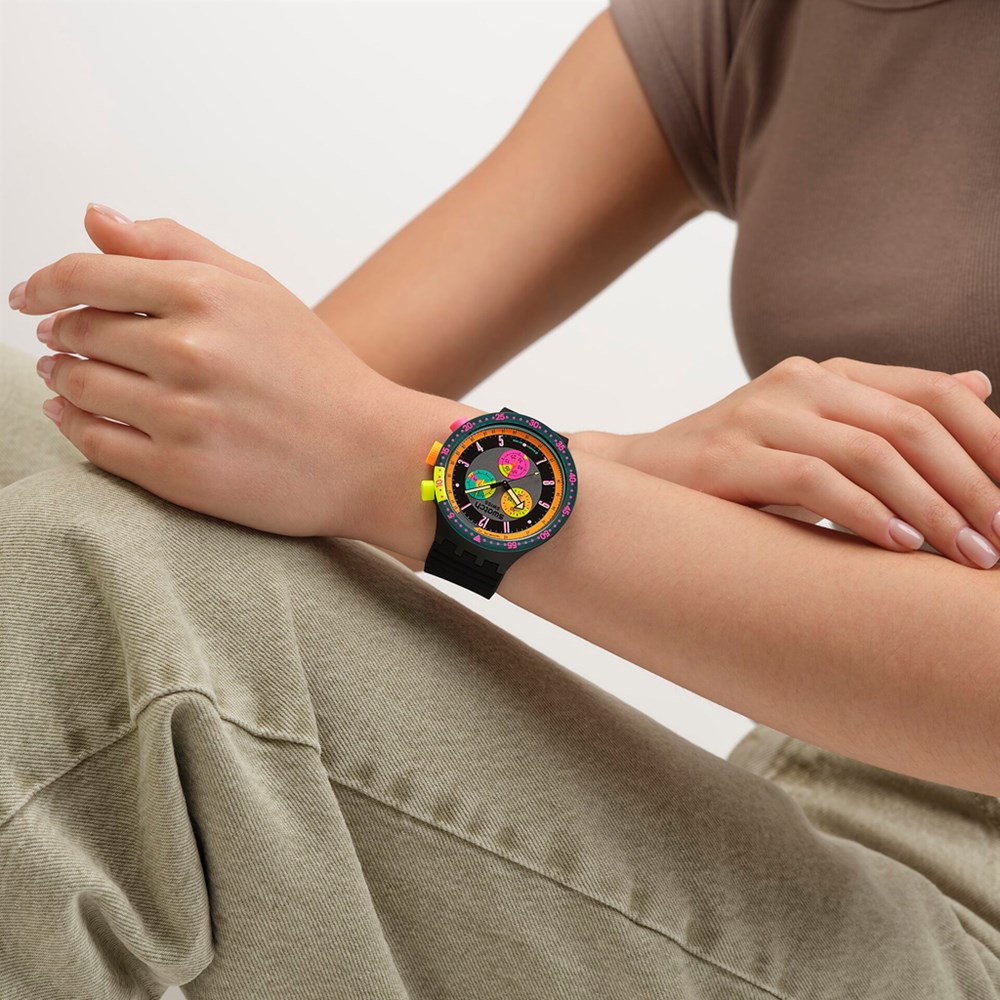 SWATCH NEON SEPPIA