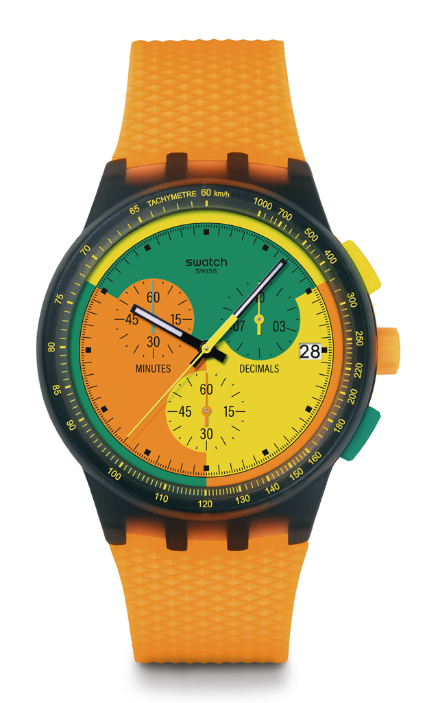 SWATCH NEON SIGNAL FLAG lifestyle