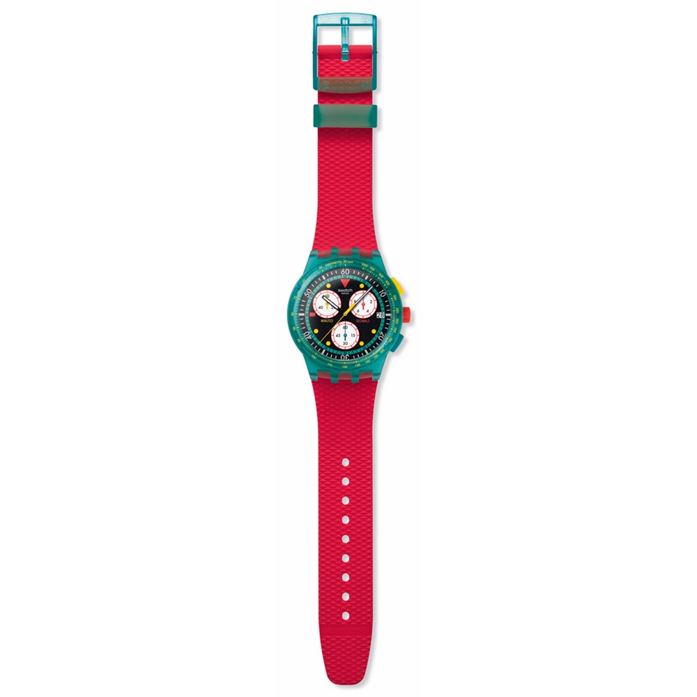 SWATCH NEON EMERALD CHRONO