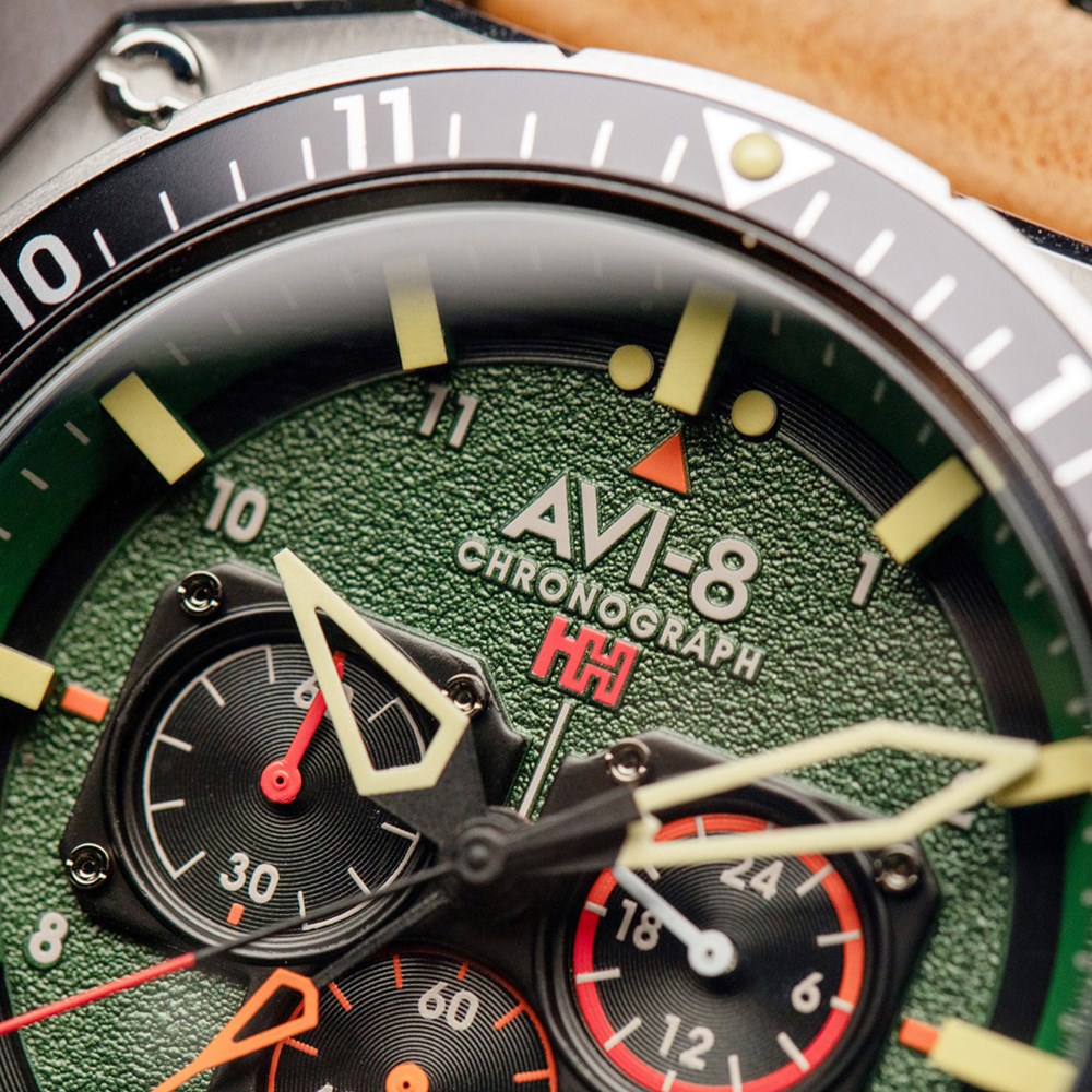 AVI-8 HAWKER HUNTER Atlas Dual Time Chronograph