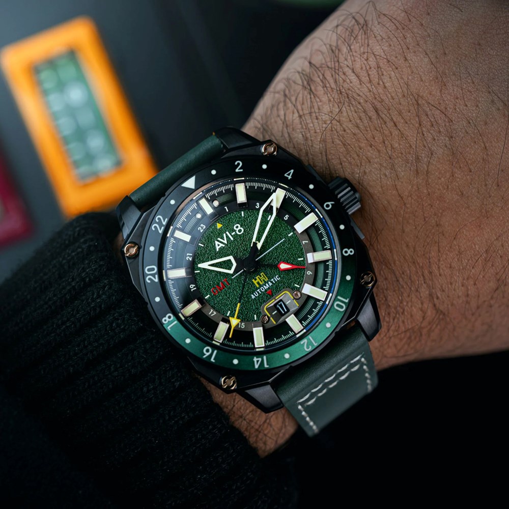 AVI-8 HAWKER HUNTER Atlas GMT Automatic