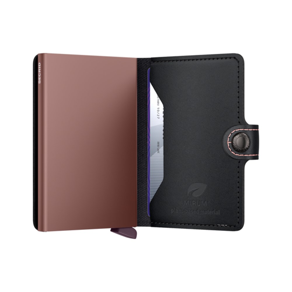 SECRID MINIWALLET MIRUM BLACK-ROSE