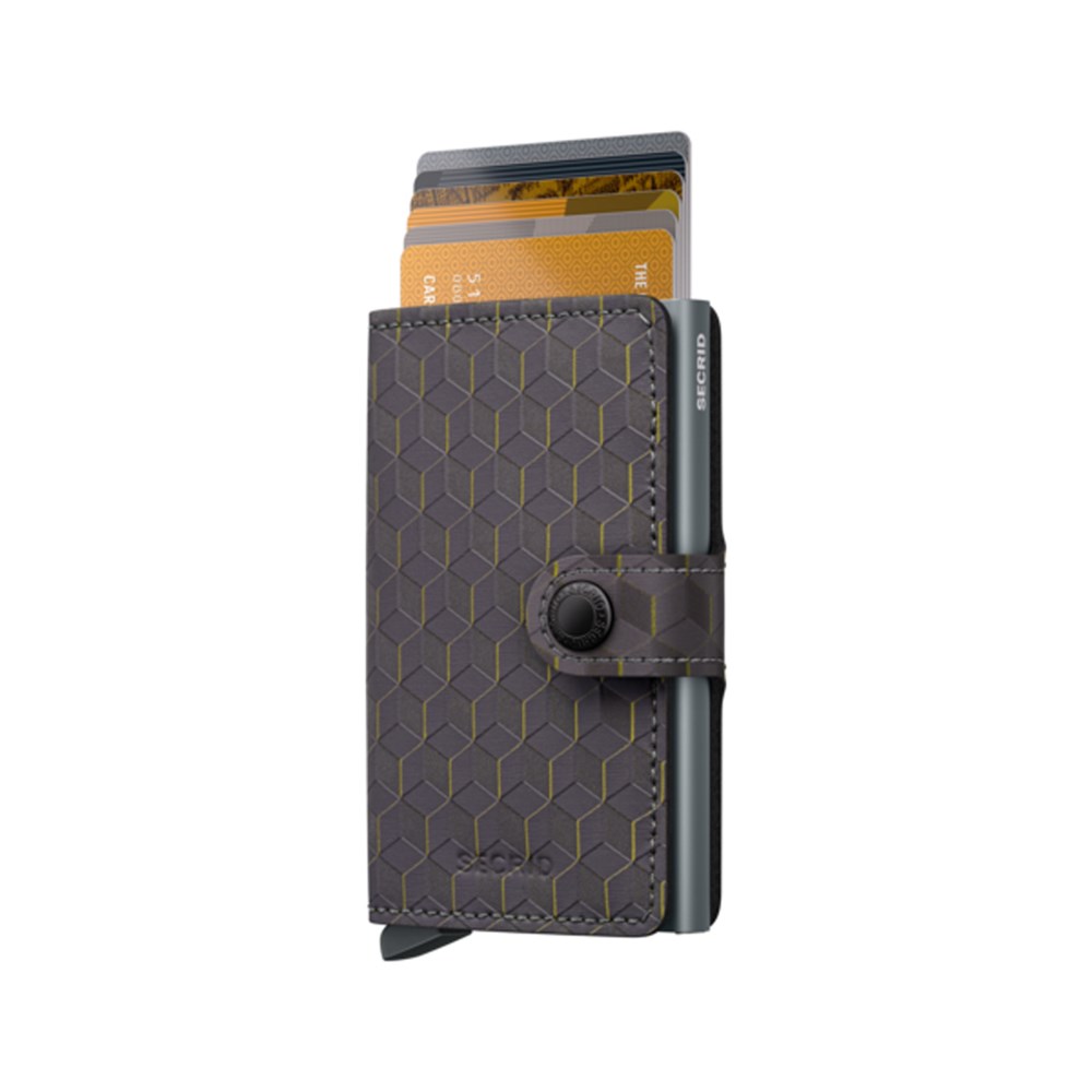 SECRID MINIWALLET OPTICAL GREY-YELLOW