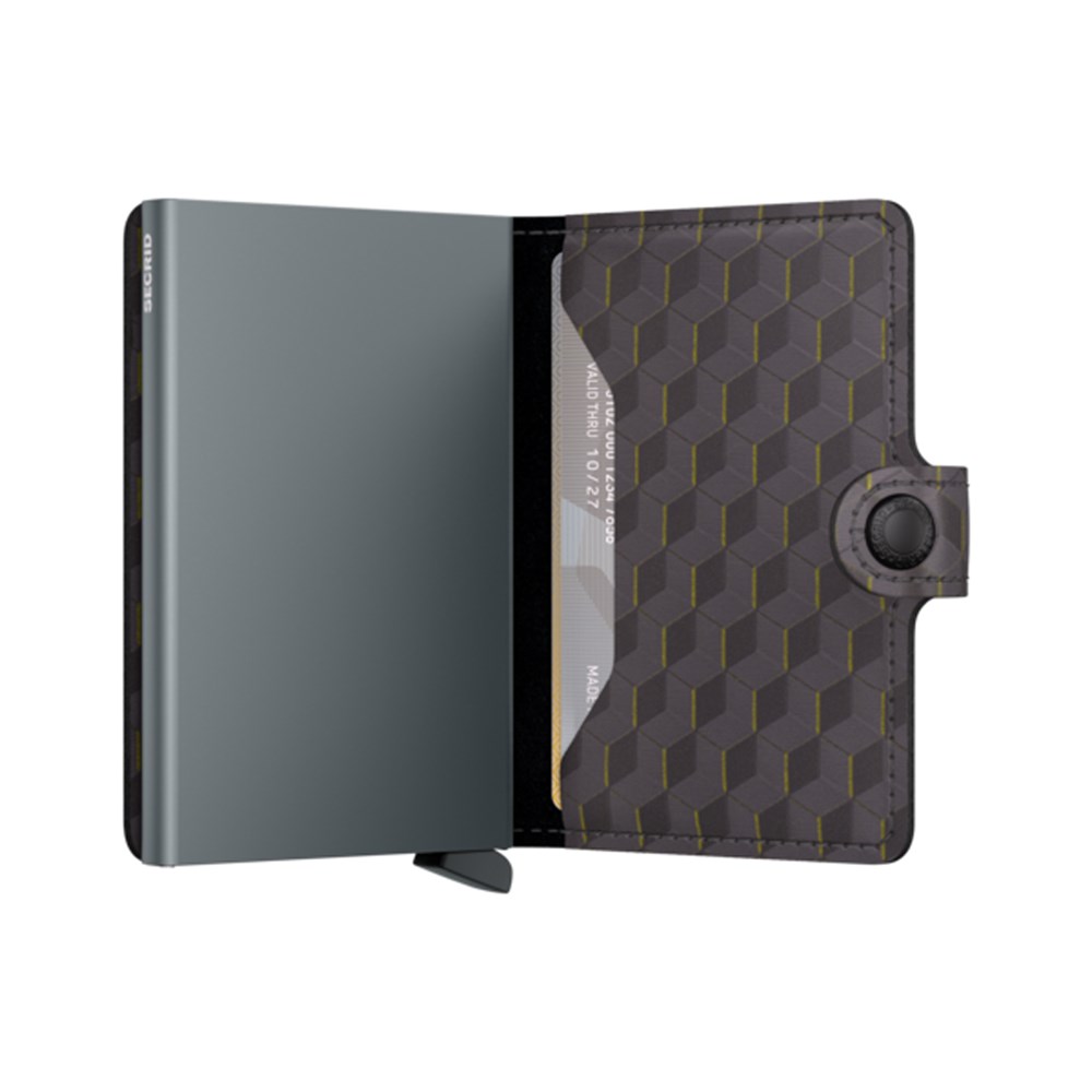SECRID MINIWALLET OPTICAL GREY-YELLOW