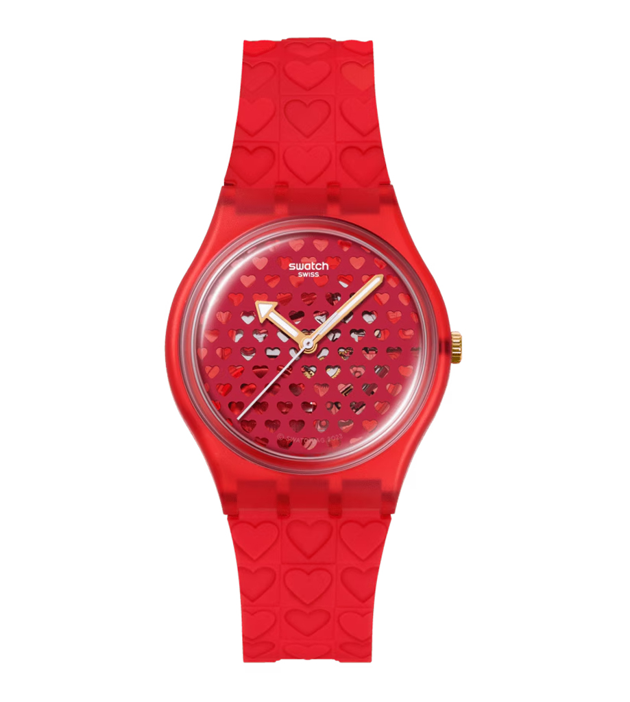 SWATCH LOVE IN SCARLET lifestyle