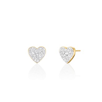 ROSEFIELD Pavé Heart Studs