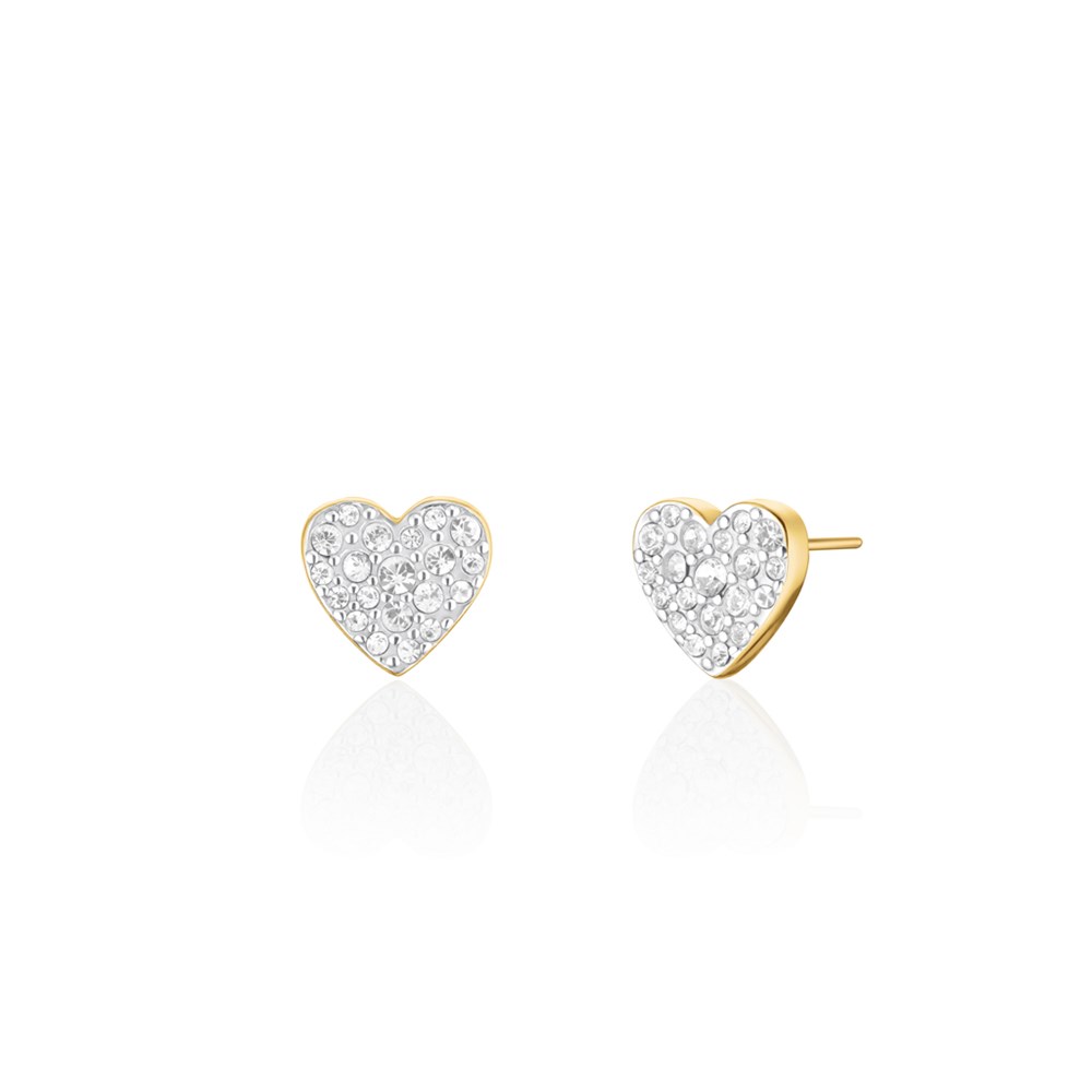ROSEFIELD Pavé Heart Studs