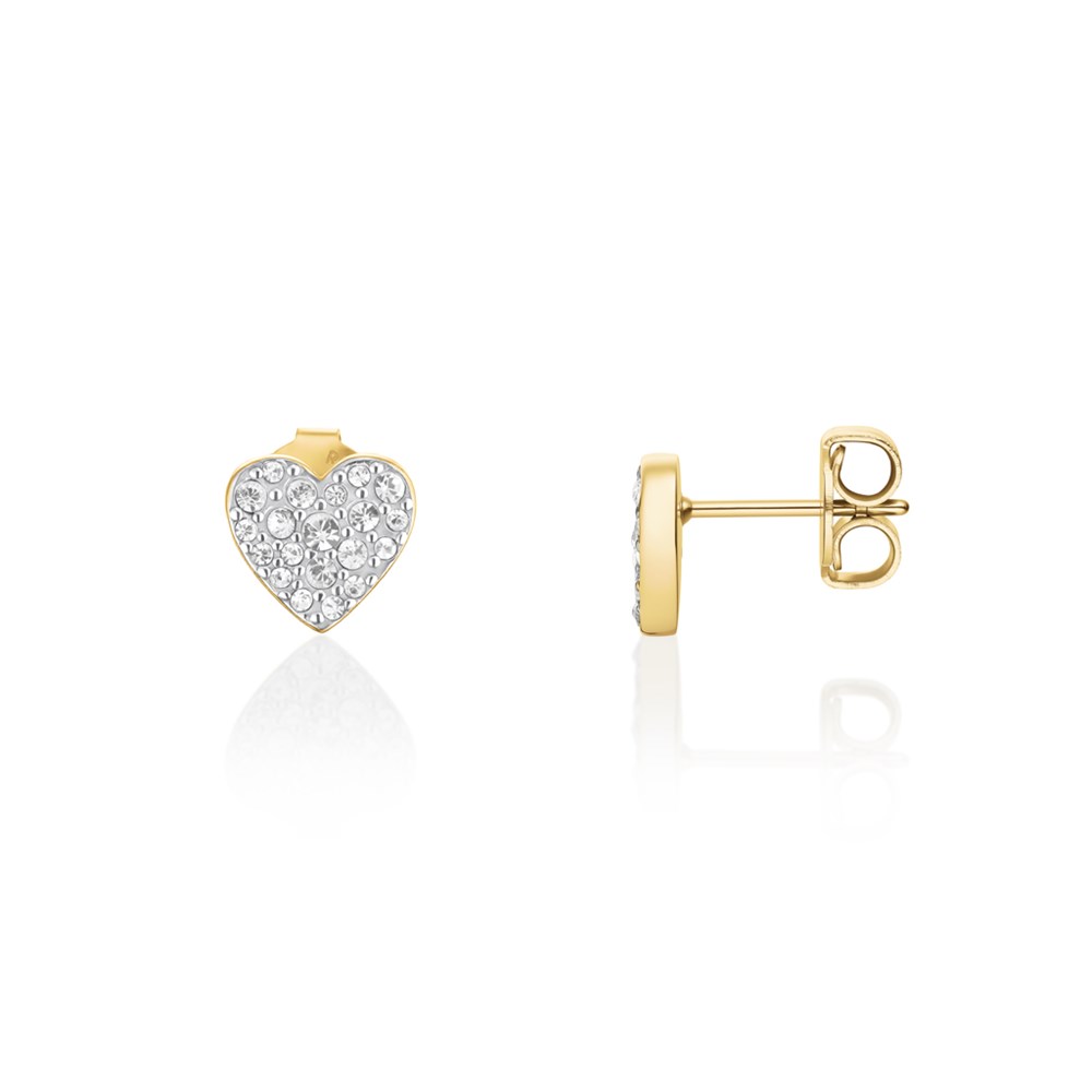 ROSEFIELD Pavé Heart Studs