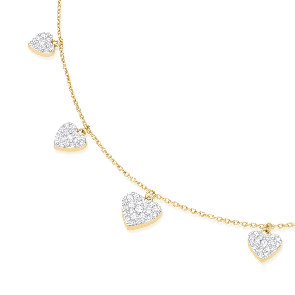 ROSEFIELD Multi Hearts Necklace