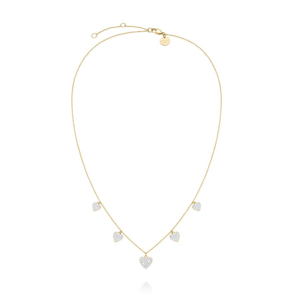 ROSEFIELD Multi Hearts Necklace