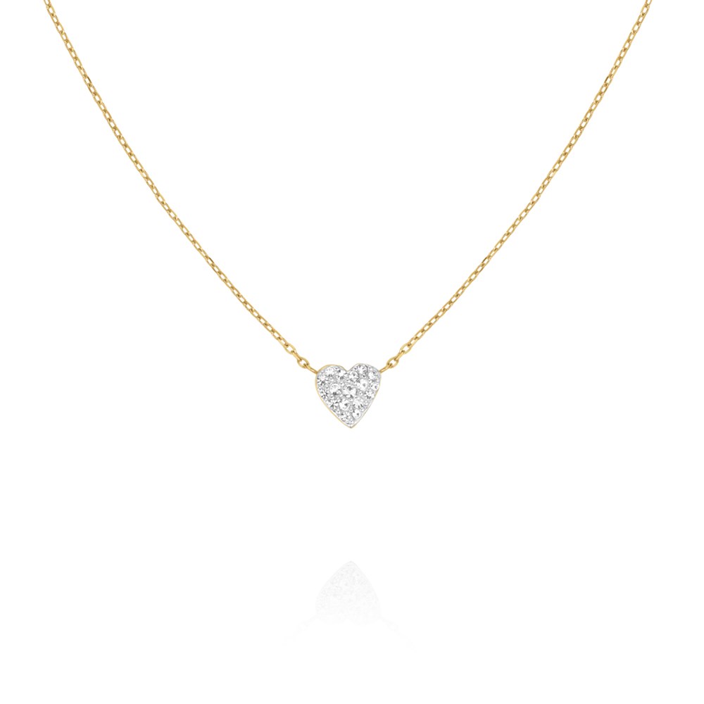 ROSEFIELD Pavé Heart Necklace