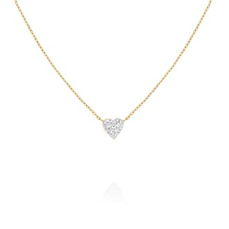 ROSEFIELD Pavé Heart Necklace