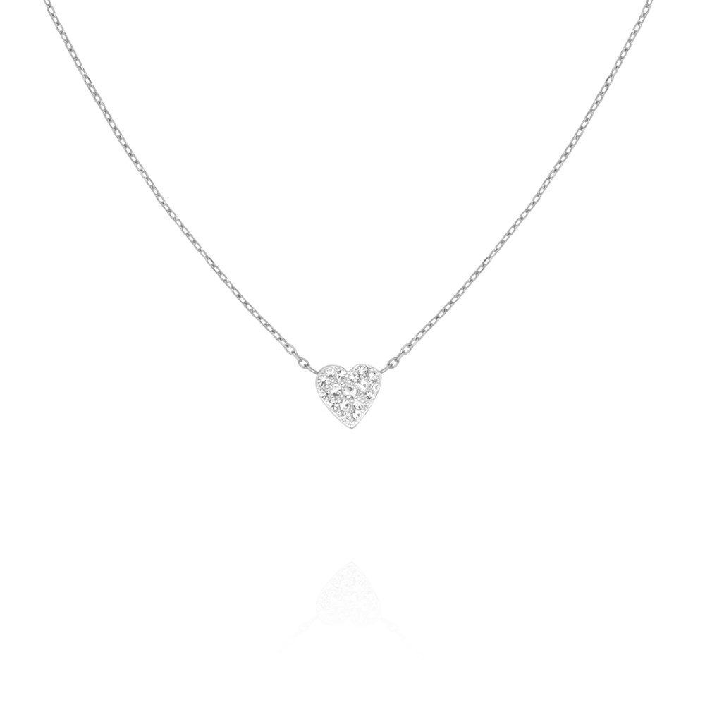 ROSEFIELD Pavé Heart Necklace