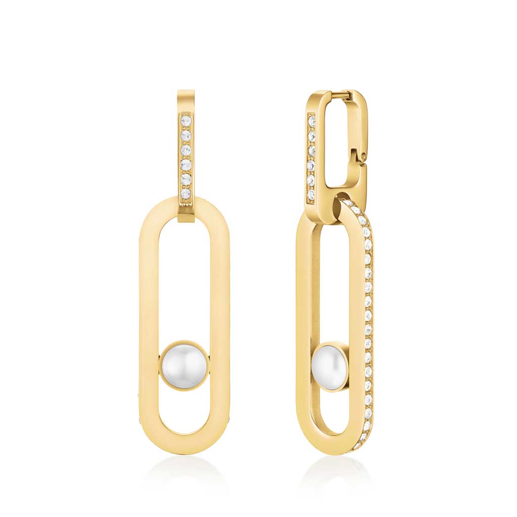 ROSEFIELD Pearl Pendant Earring lifestyle