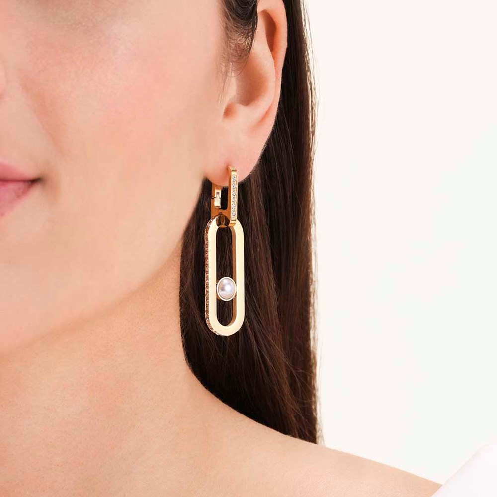 ROSEFIELD Pearl Pendant Earring