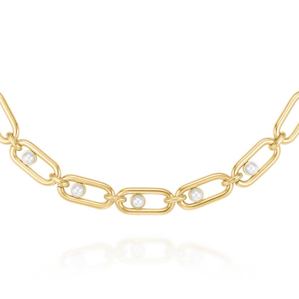 ROSEFIELD Pearl Link Necklace