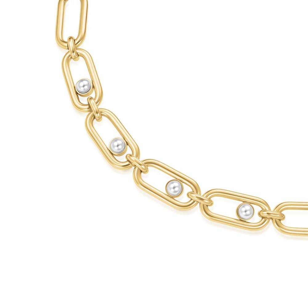 ROSEFIELD Pearl Link Necklace