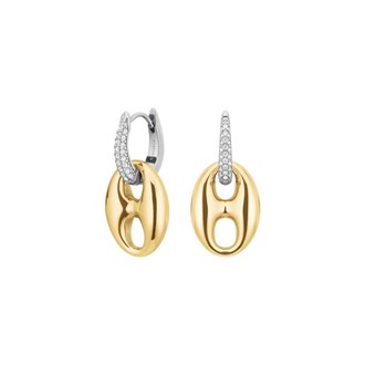 ROSEFIELD Crystal Duotone Earrings