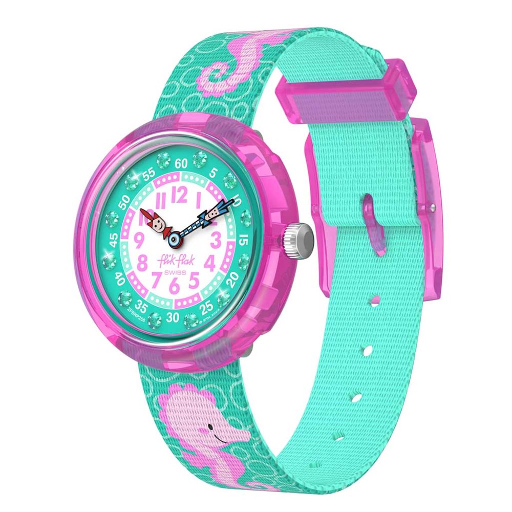 FLIK FLAK BUBBLY SEAHORSE