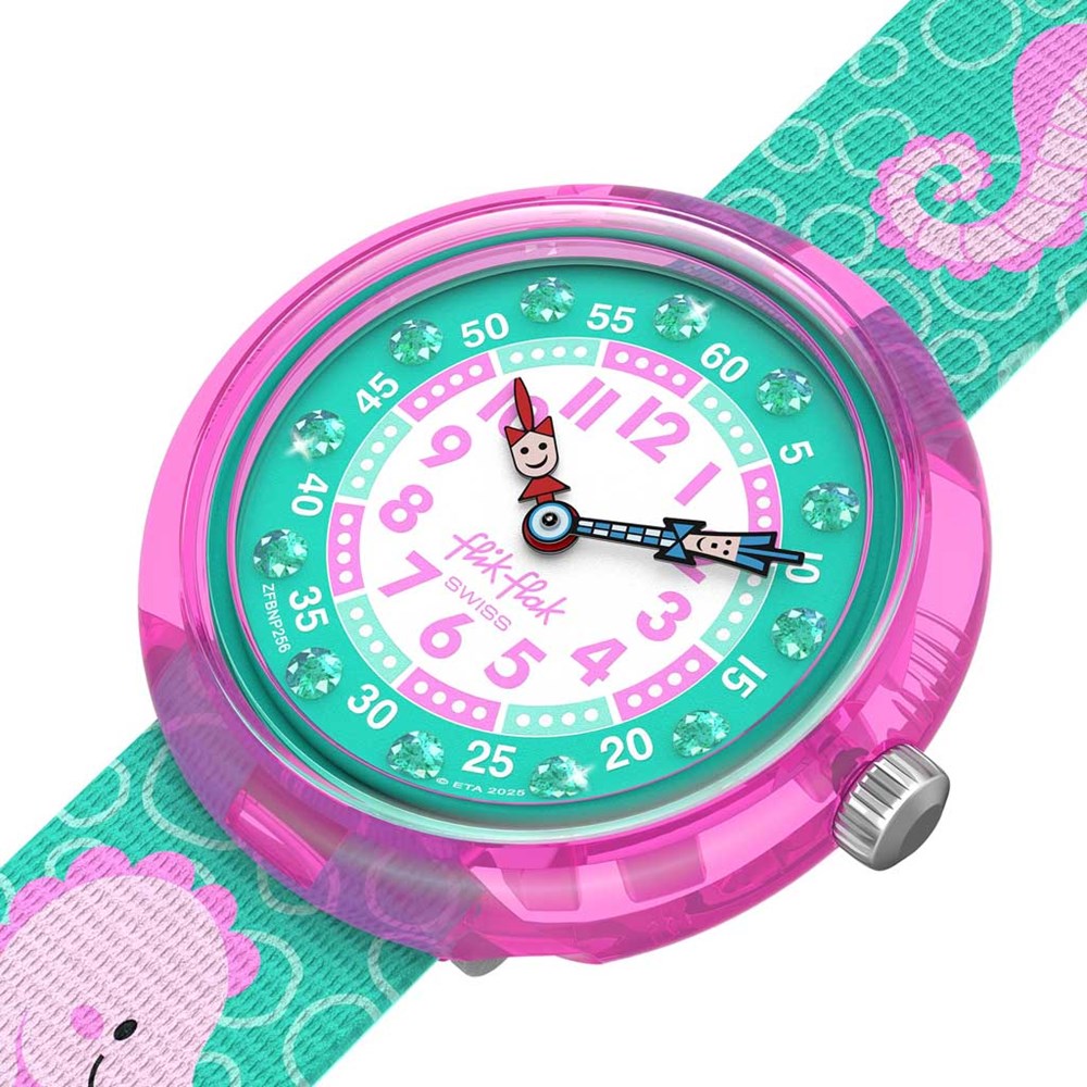 FLIK FLAK BUBBLY SEAHORSE