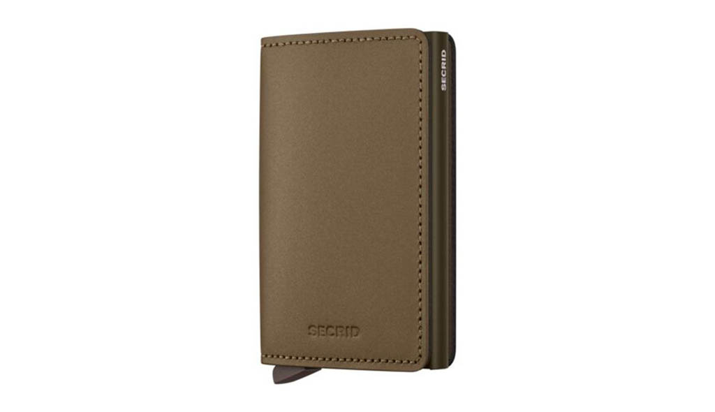 SECRID Slimwallet Matte Satin Bronze lifestyle