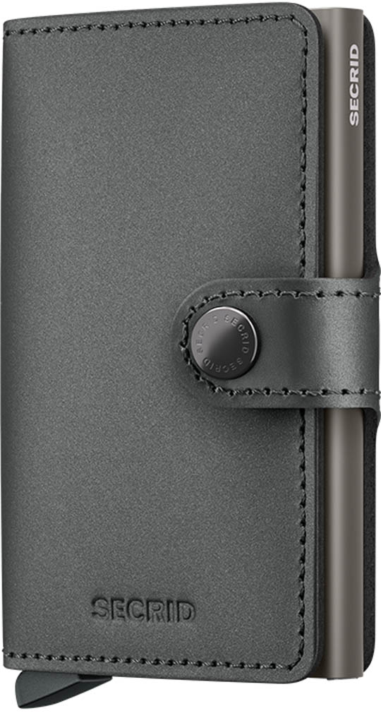 SECRID Miniwallet Matte Satin Steel lifestyle