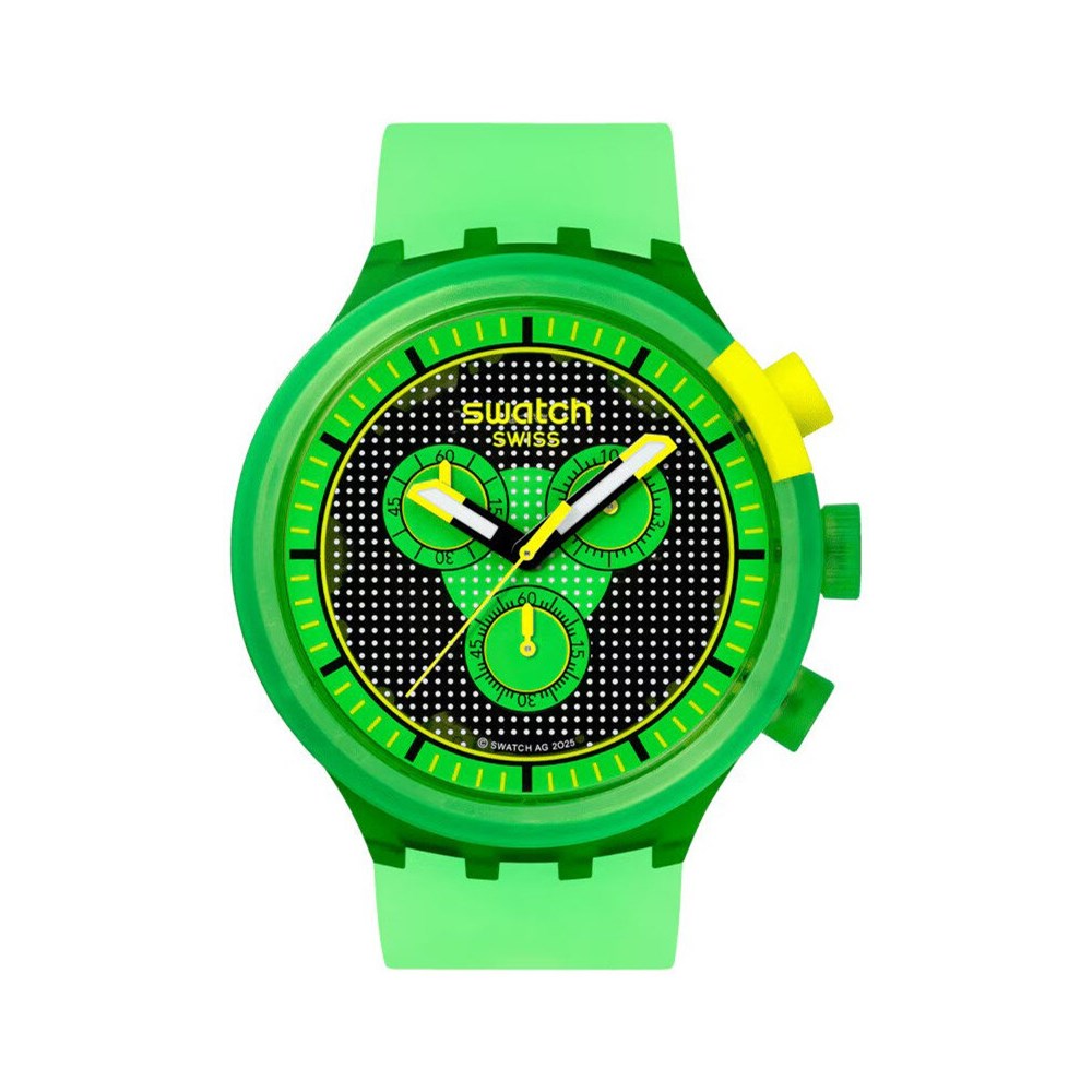 SWATCH GLOWINGLY GREEN