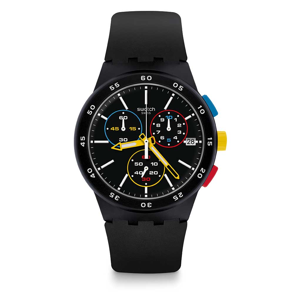 SWATCH BLACK-ONE lifestyle