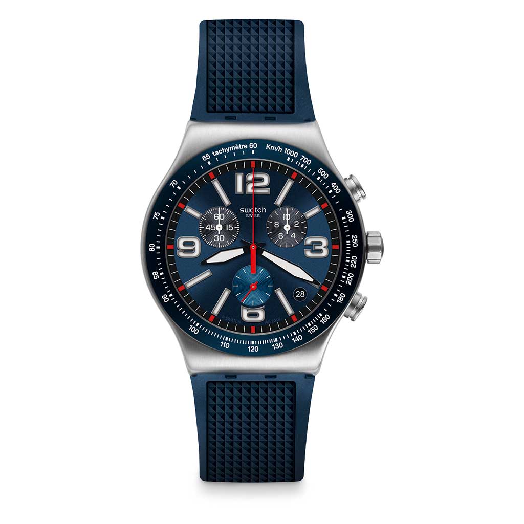 SWATCH BLUE GRID lifestyle