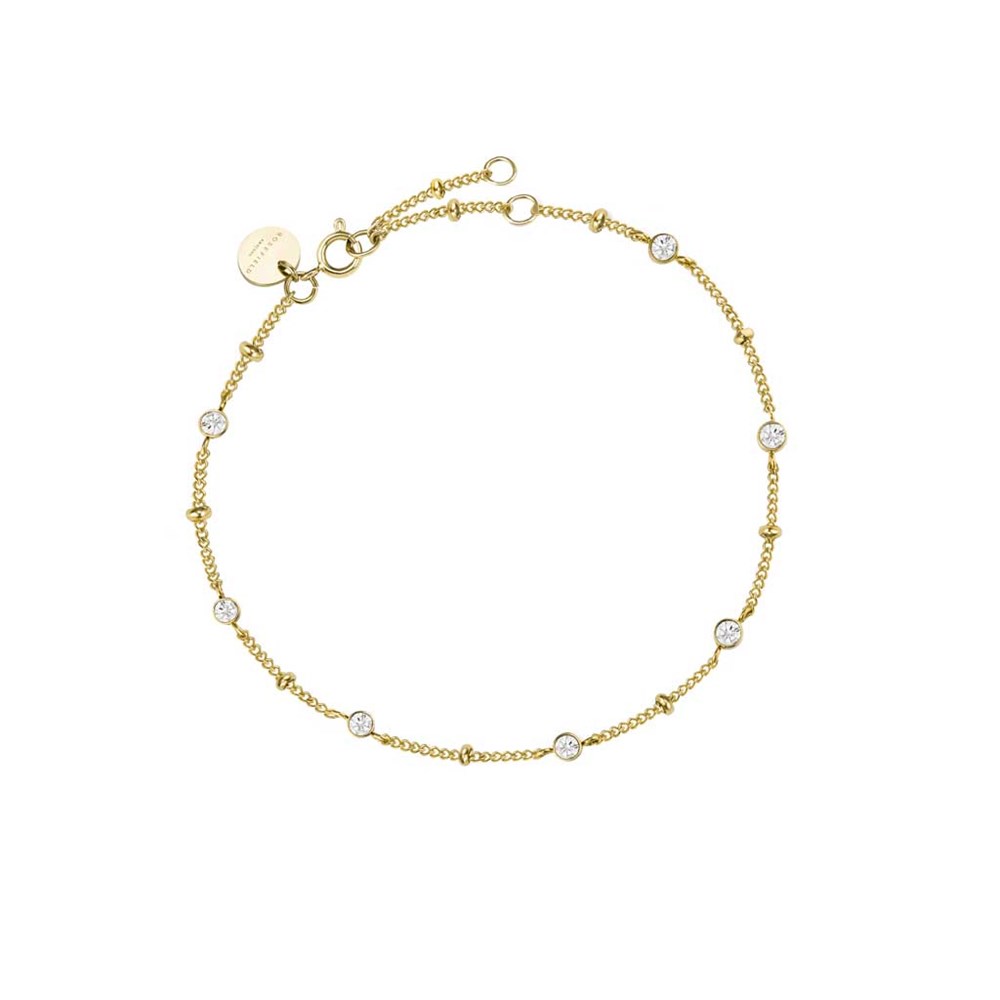 ROSEFIELD Multi Crystal Bracelet Gold
