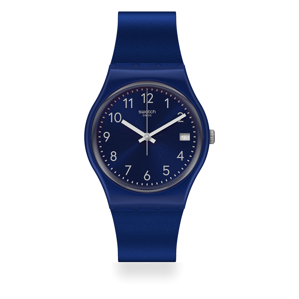 SWATCH SILVER IN BLUE lifestyle