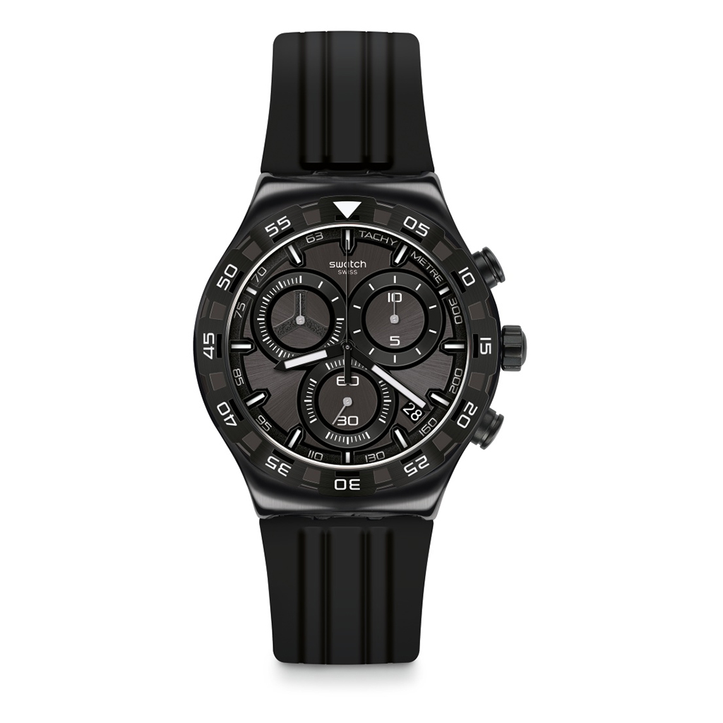 SWATCH Teckno Black lifestyle