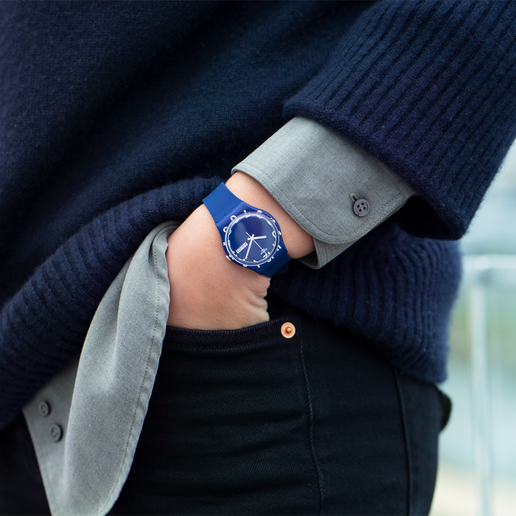 SWATCH OVER BLUE lifestyle