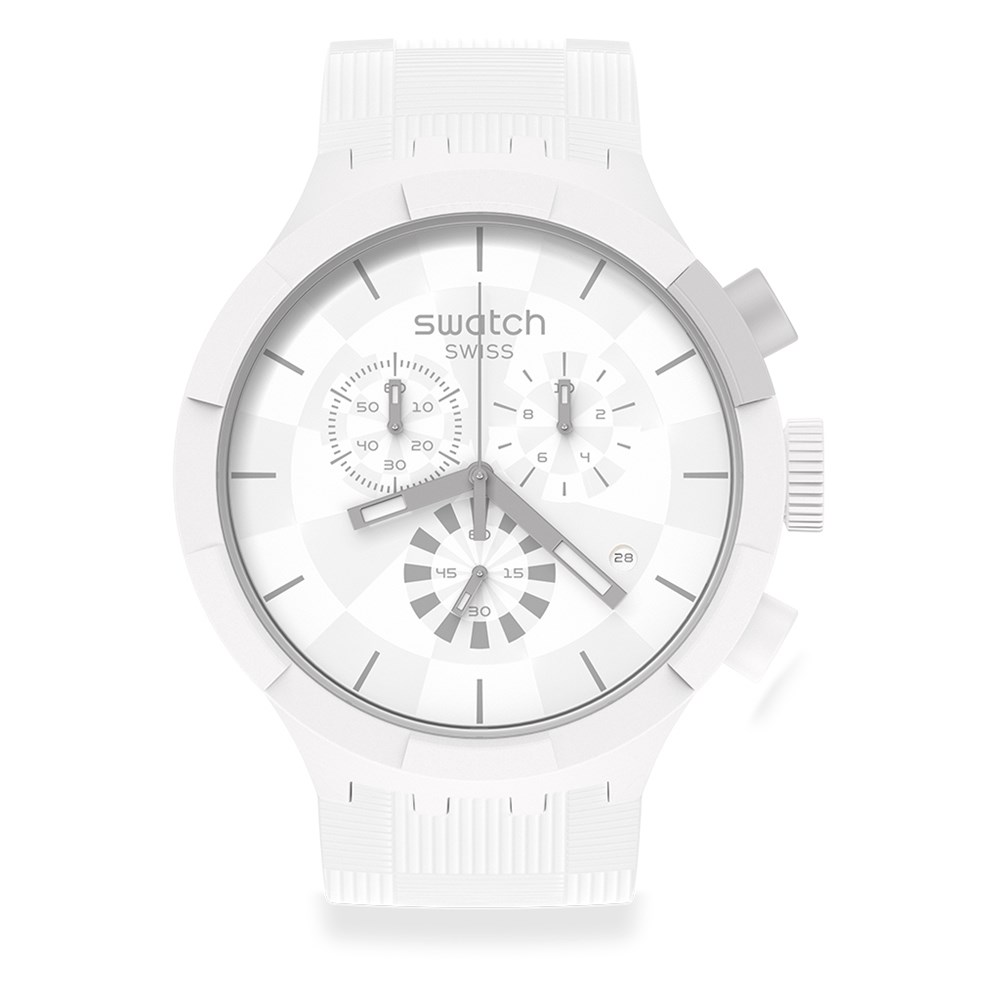 SWATCH CHEQUERED WHITE