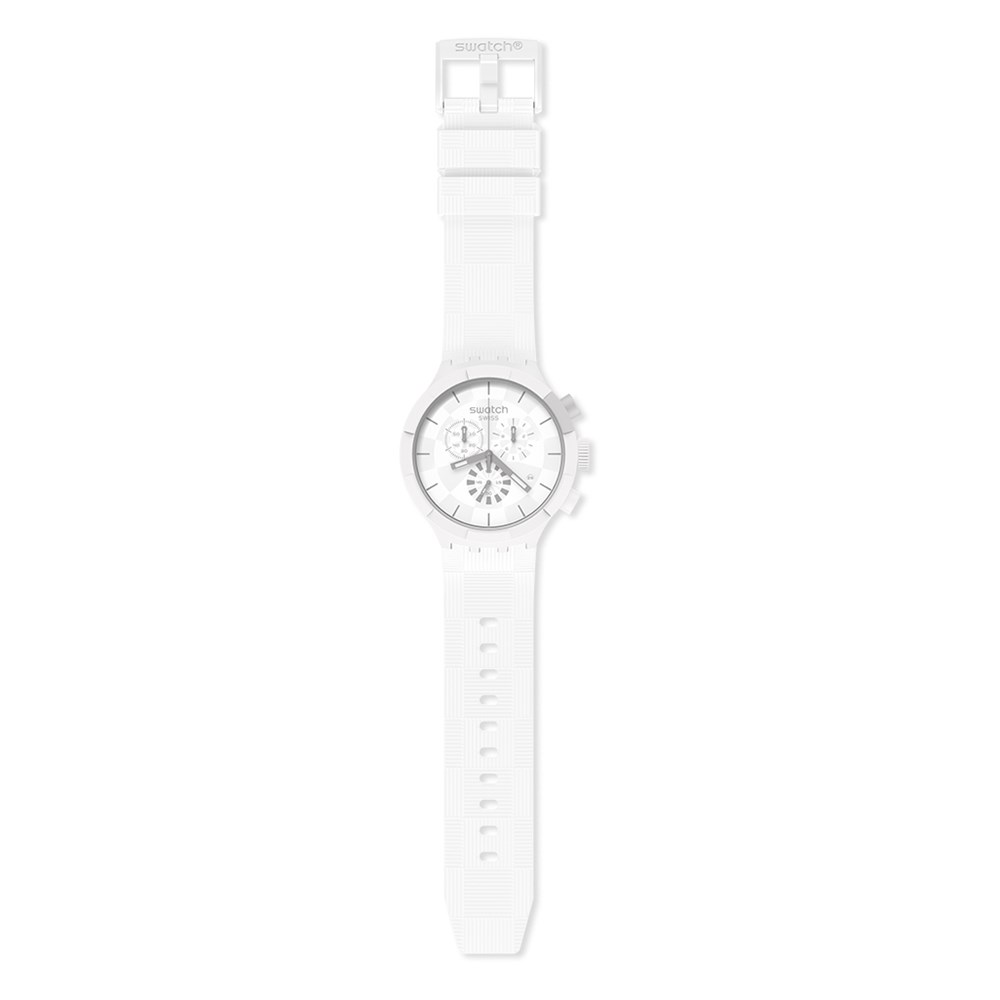 SWATCH CHEQUERED WHITE