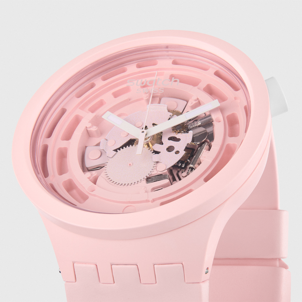 SWATCH BIOCERAMIC C-PINK lifestyle