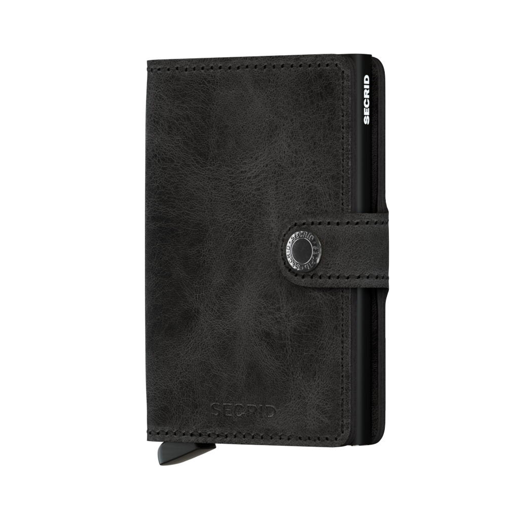 SECRID Miniwallet Vintage Grey Black lifestyle