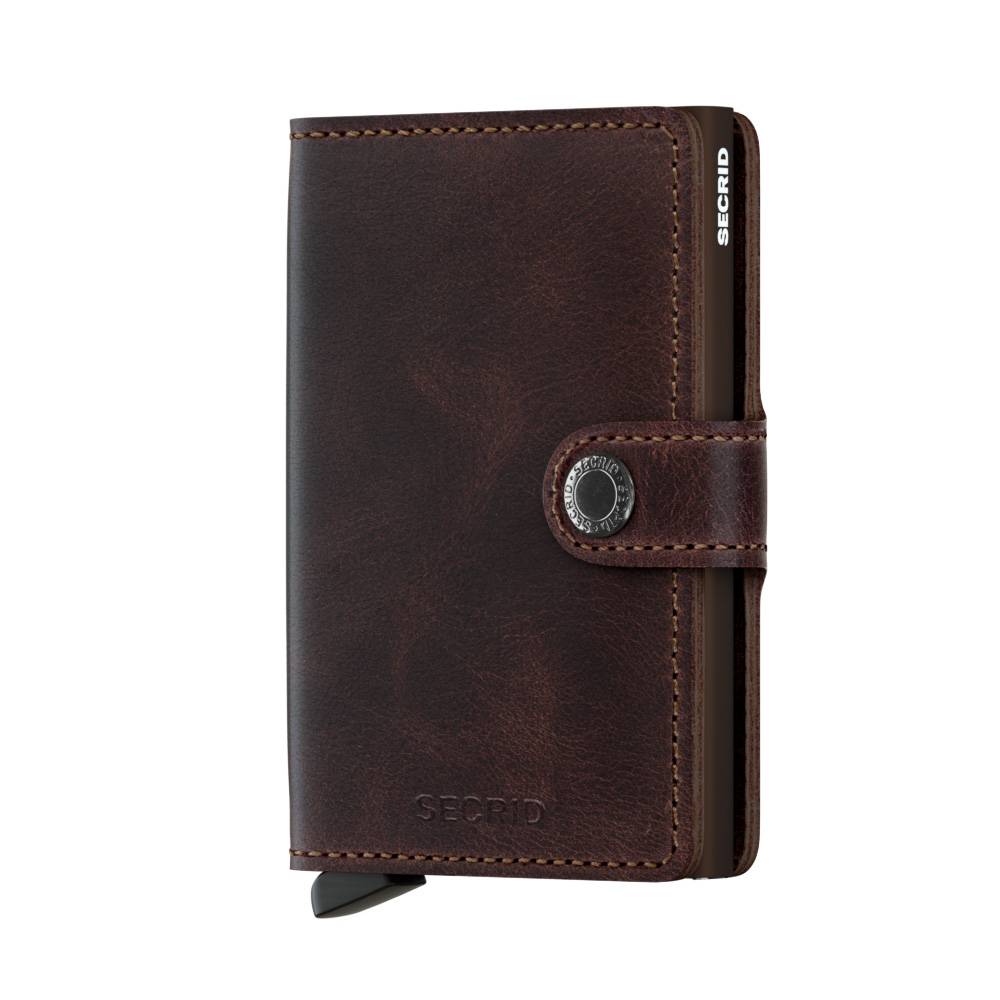 SECRID Miniwallet Vintage Chocolate lifestyle