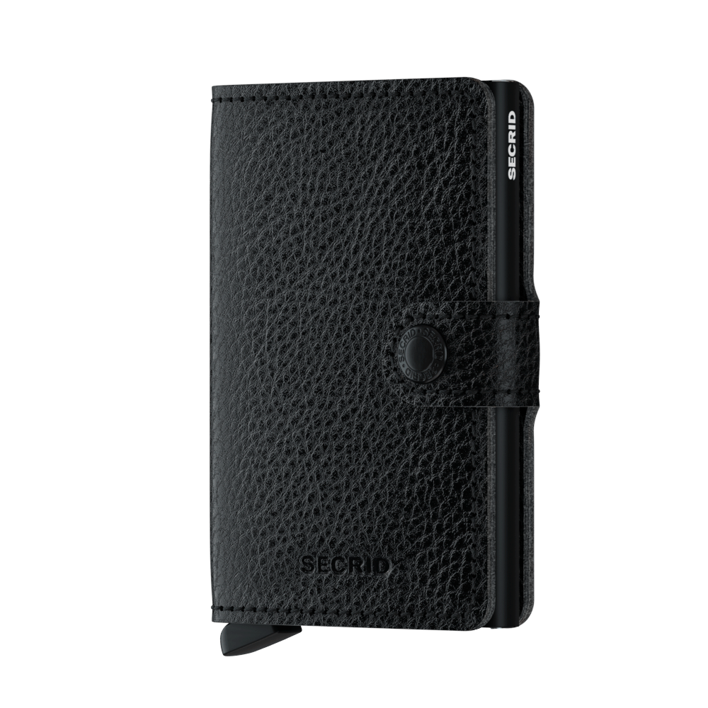 SECRID Miniwallet Veg Black-Black