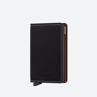 SECRID Slimwallet Saffiano Brown