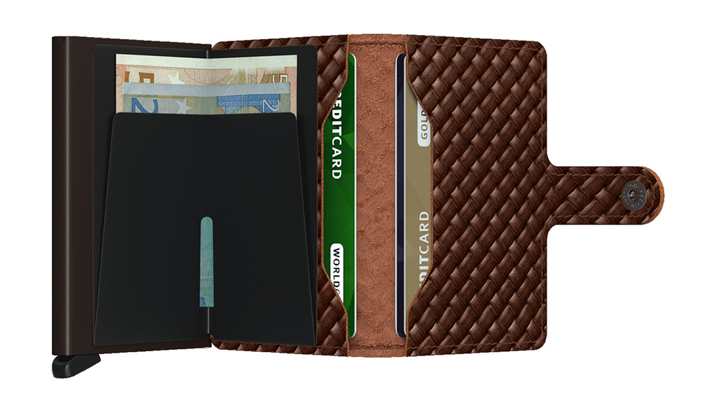 SECRID MINIWALLET BASKET BROWN lifestyle