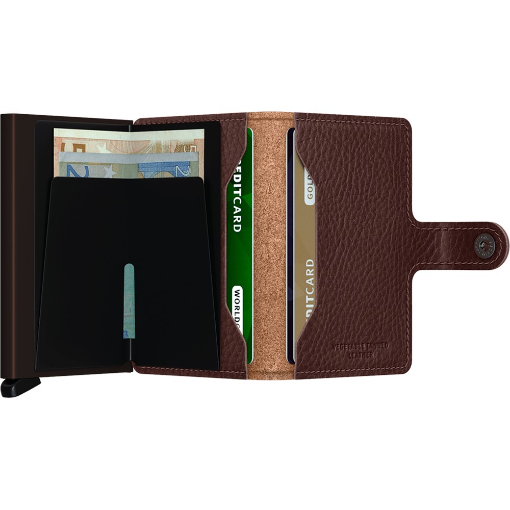 SECRID Miniwallet Veg Espresso-Brown