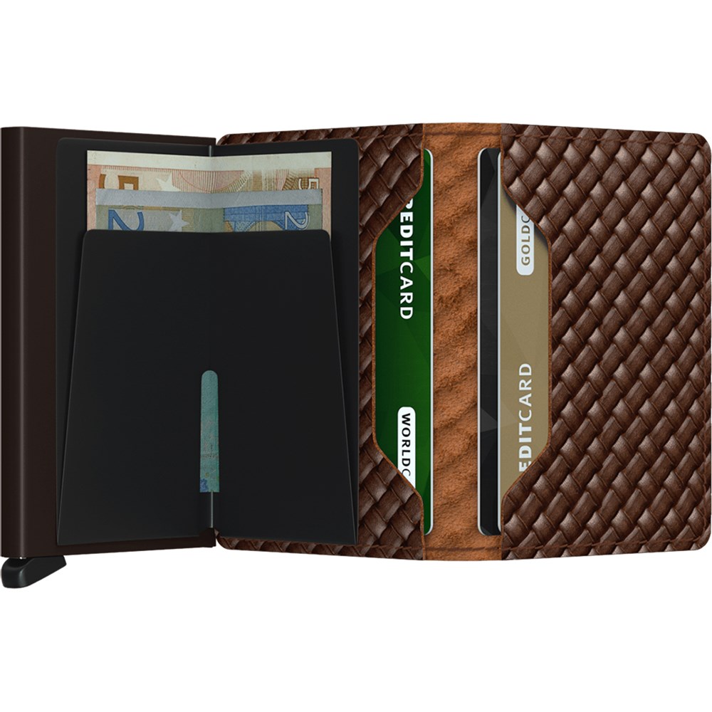 SECRID Slimwallet Basket Brown