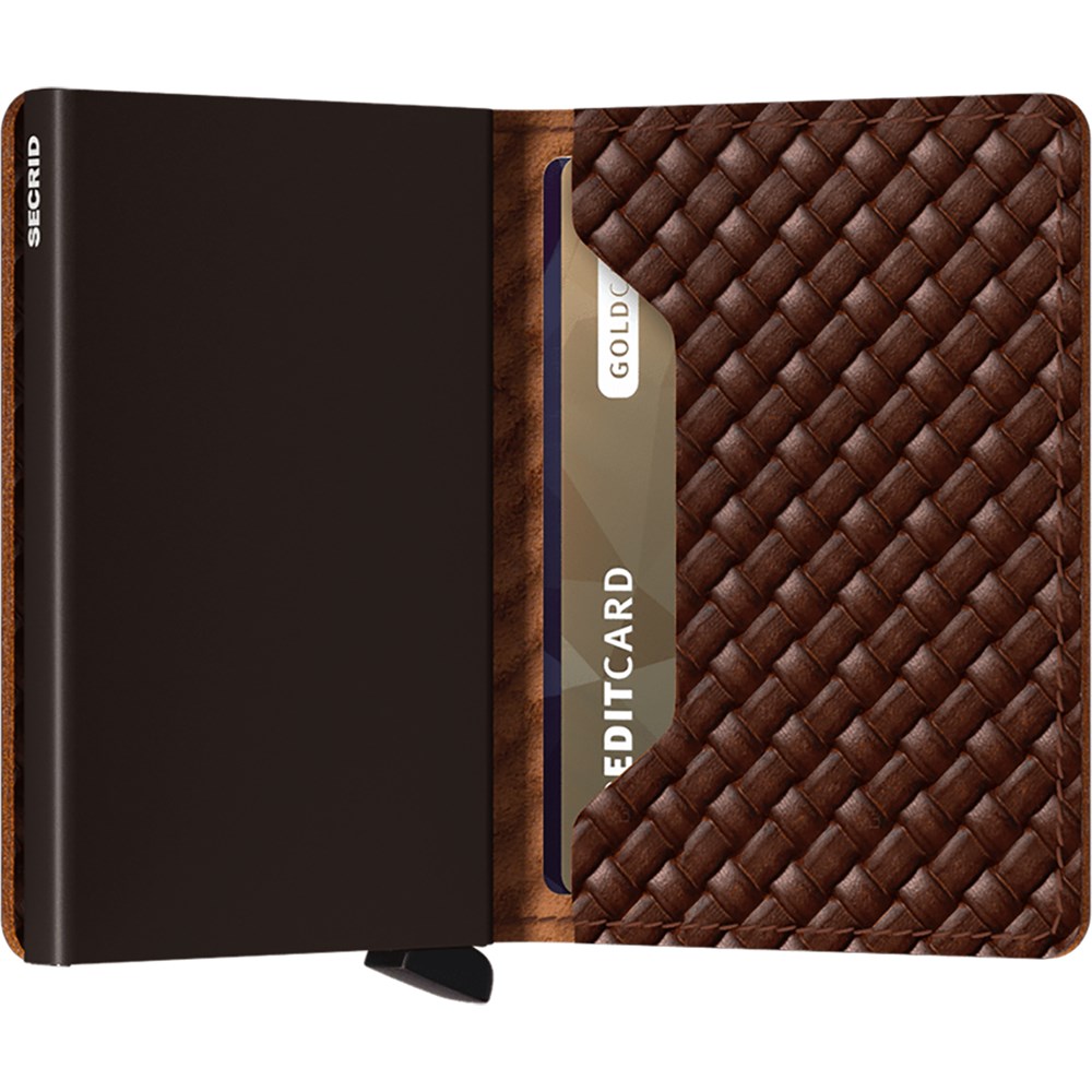 SECRID Slimwallet Basket Brown