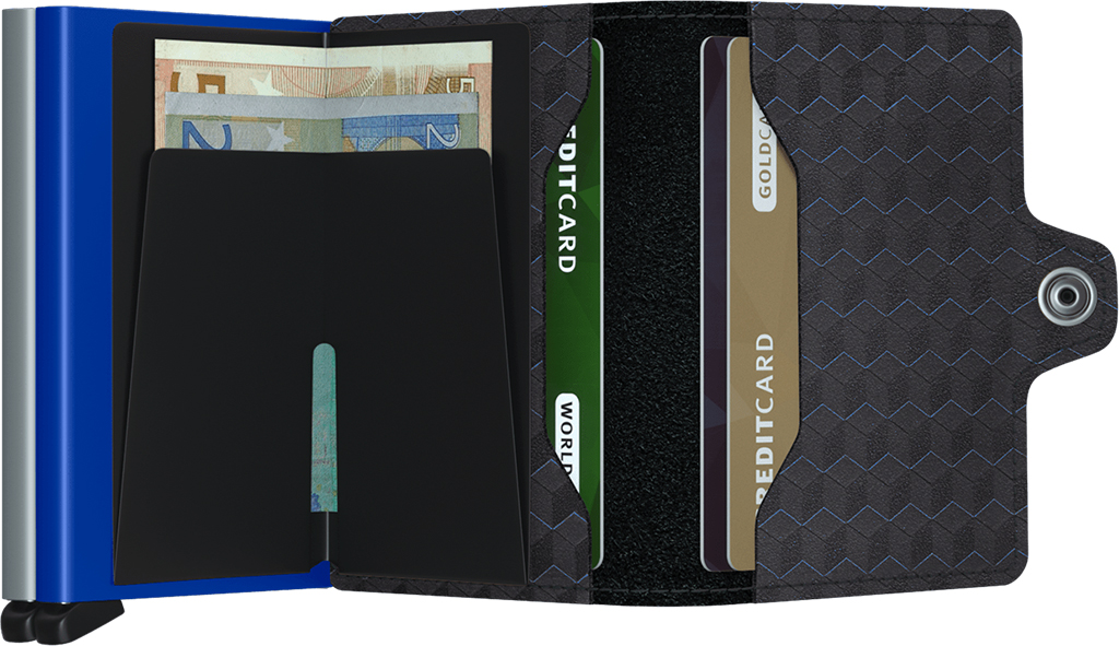 SECRID Twinwallet Optical Titanium Blue lifestyle