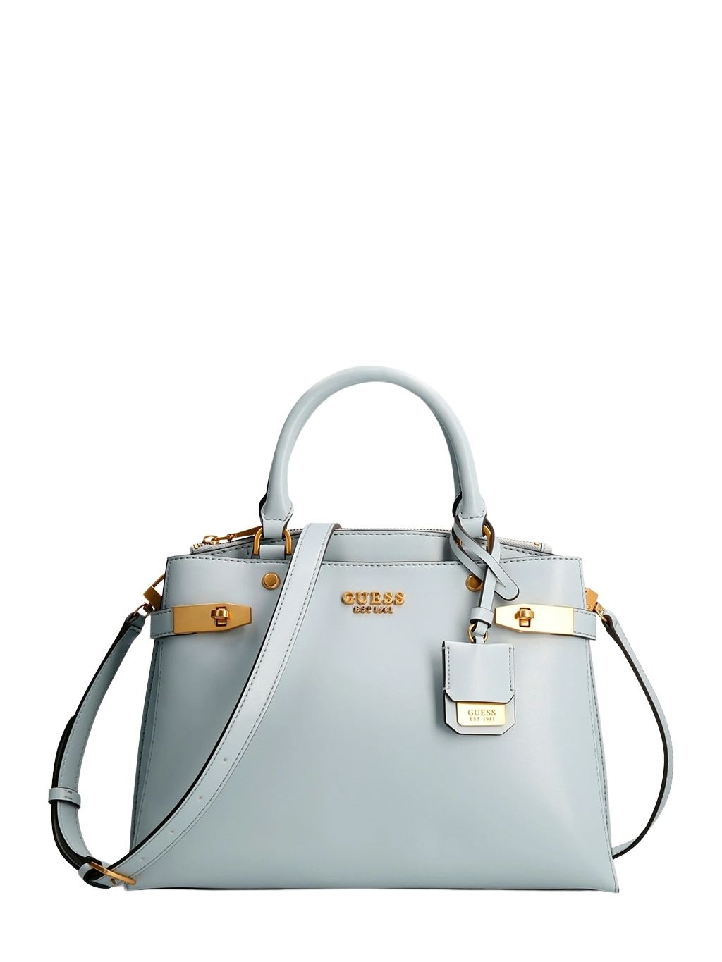 GUESS Zadie logo charm handbag lifestyle