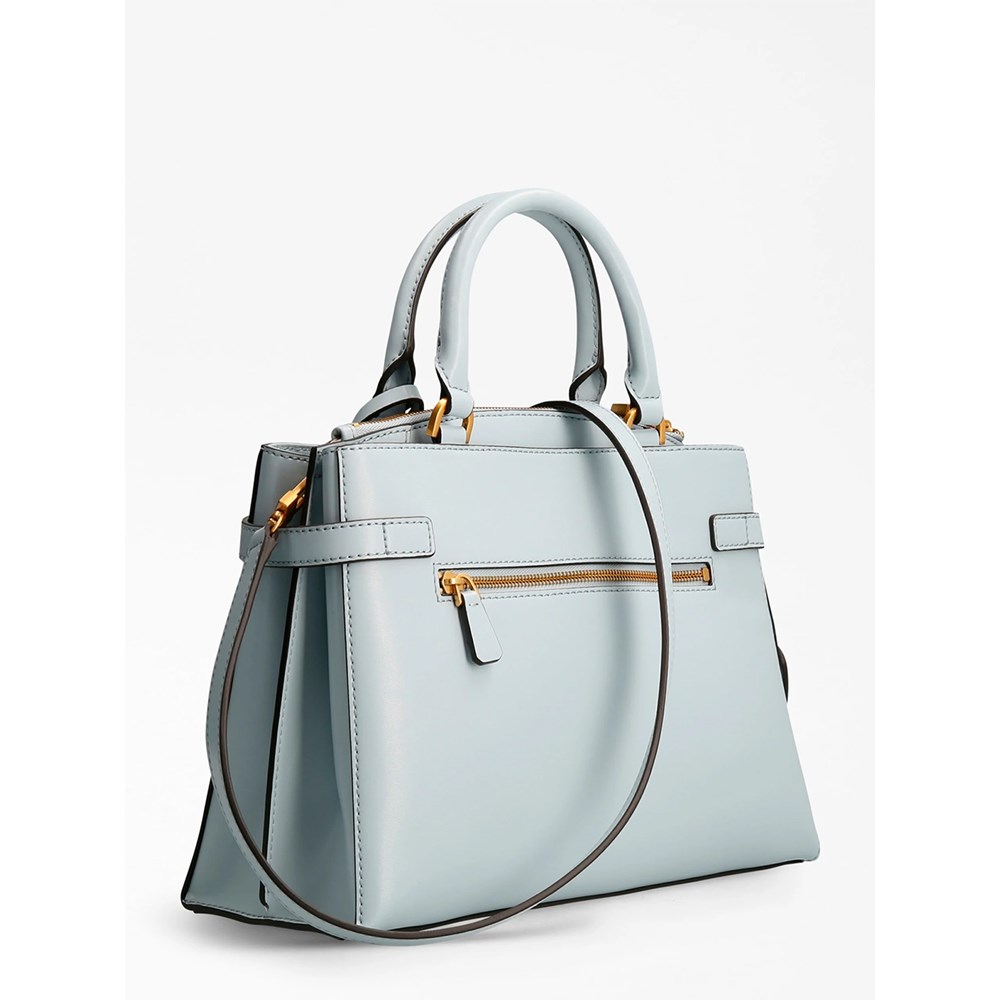 GUESS Zadie logo charm handbag